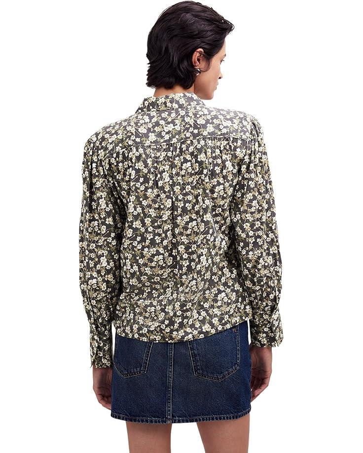 Women's Madewell Top Femme Long Sleeve Popover - Transpeed Cotton Viscose Product Image