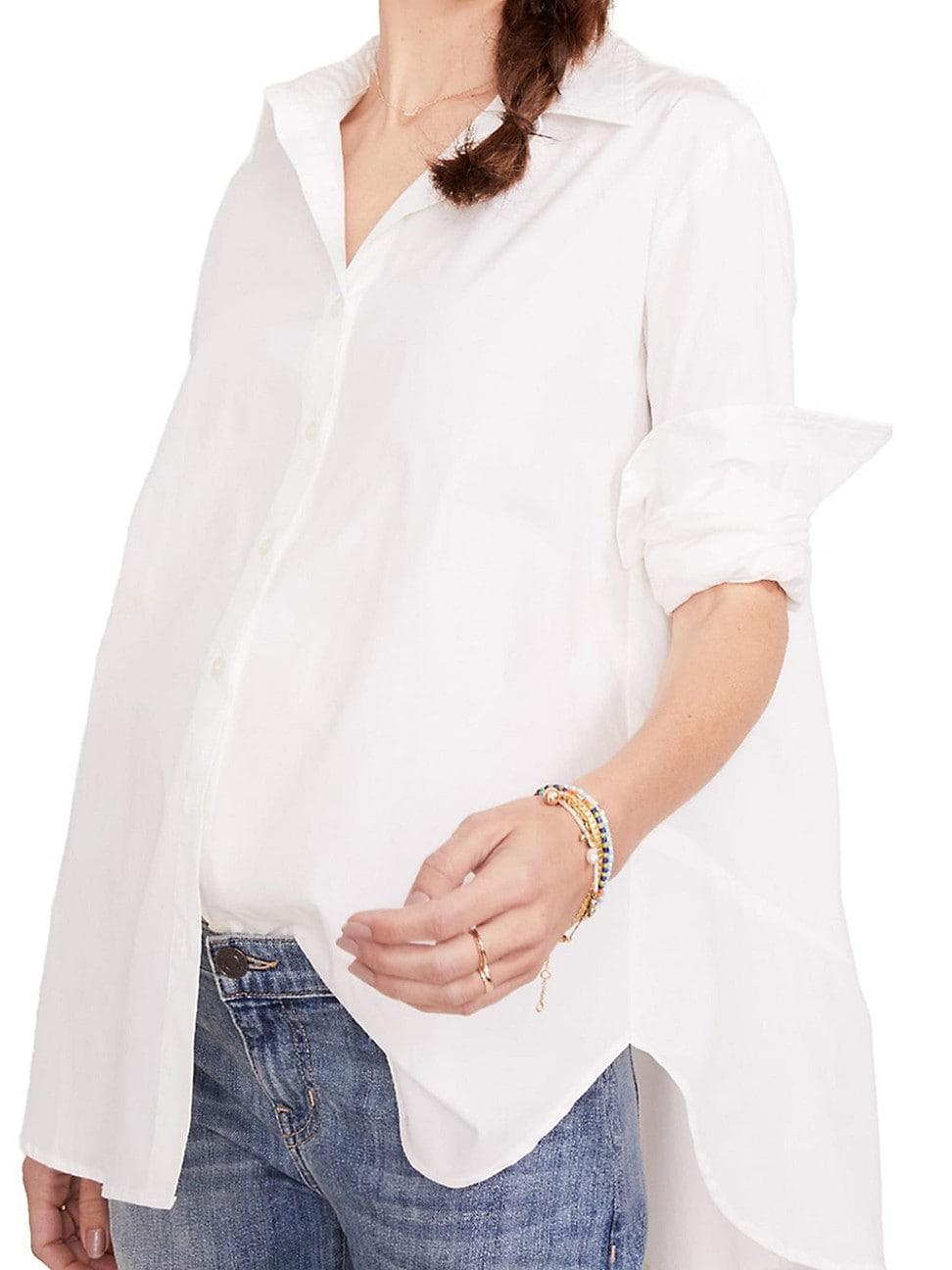 Hatch Collection Nursing Friendly Maternity Classic Buttondown Product Image