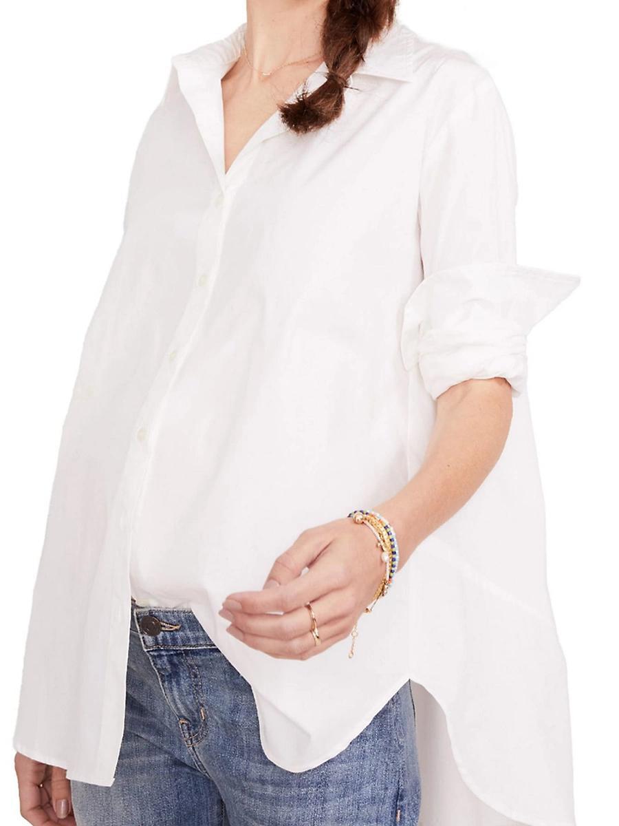 Hatch Collection Nursing Friendly Maternity Classic Buttondown Product Image