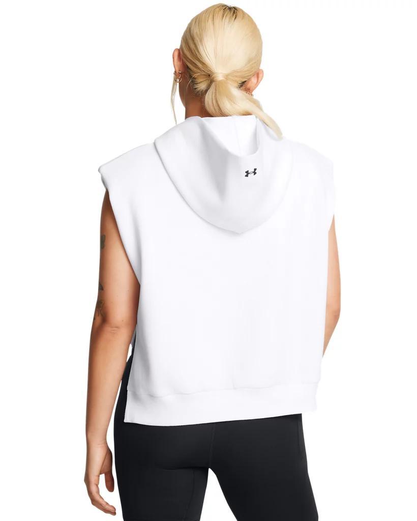 Women's UA Unstoppable Fleece Sleeveless Hoodie Product Image