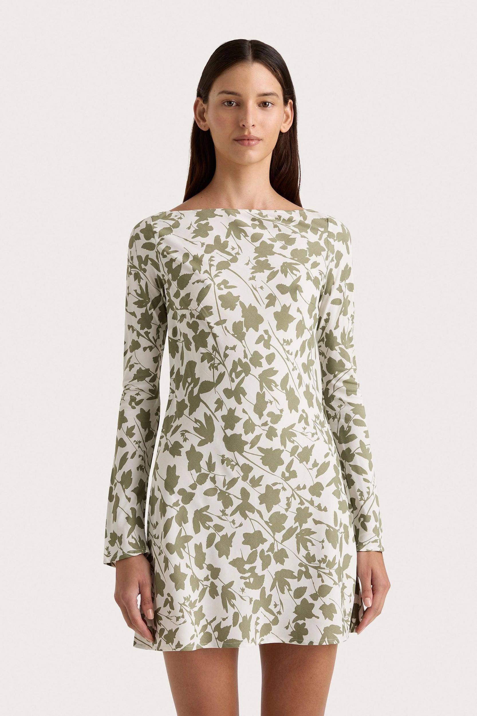 Lilou Mini Dress Poplar Sage Product Image