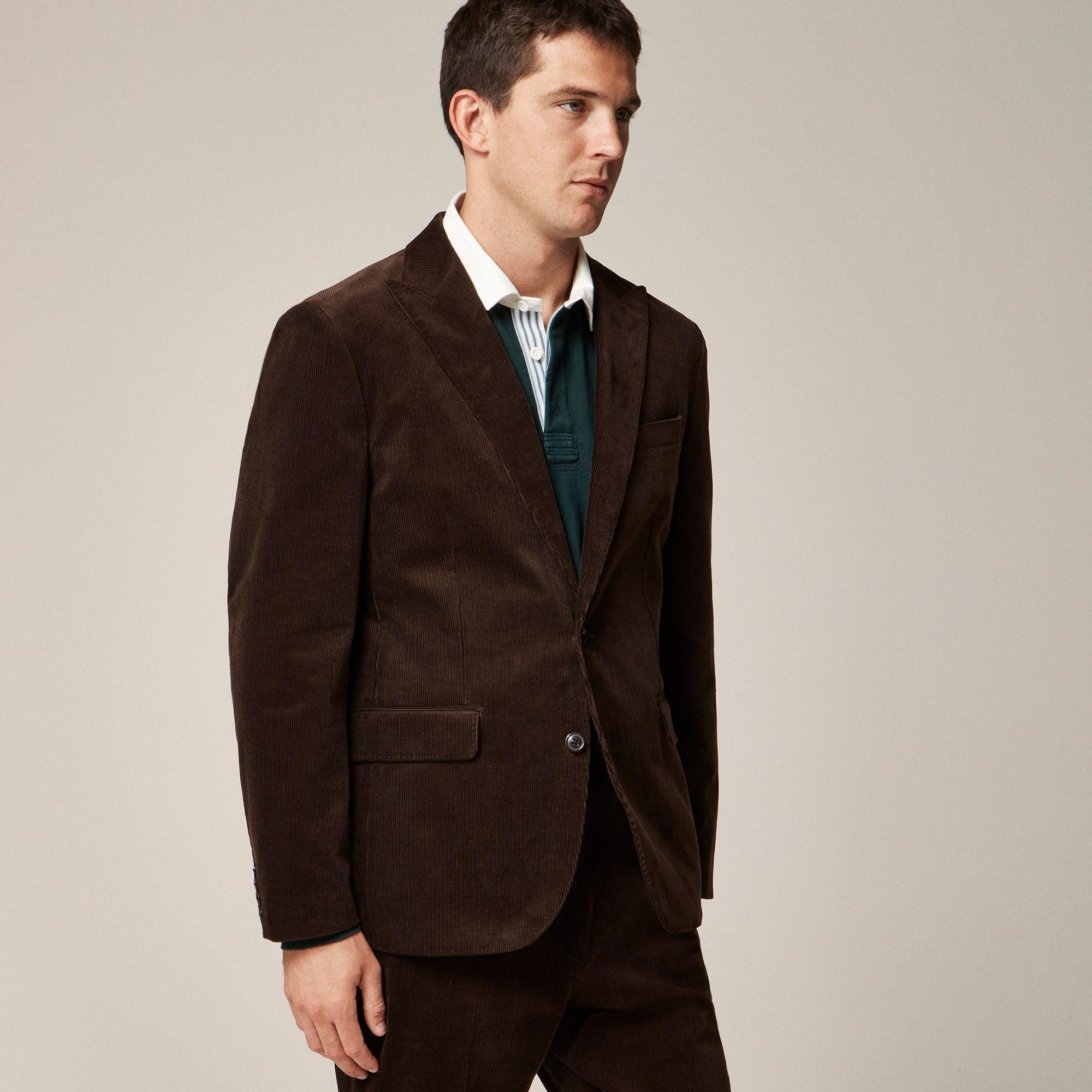 Crosby Classic-fit suit jacket in Italian cotton corduroy Product Image