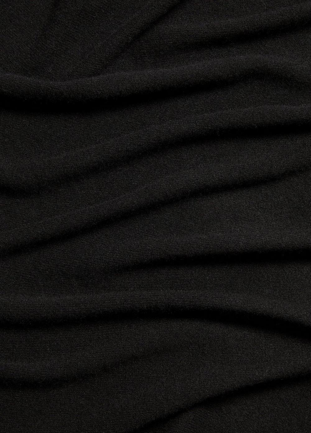Womens Plush Cashmere Blanket Wrap, Black Vince Product Image