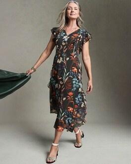 Ruffled Maxi Dress Product Image