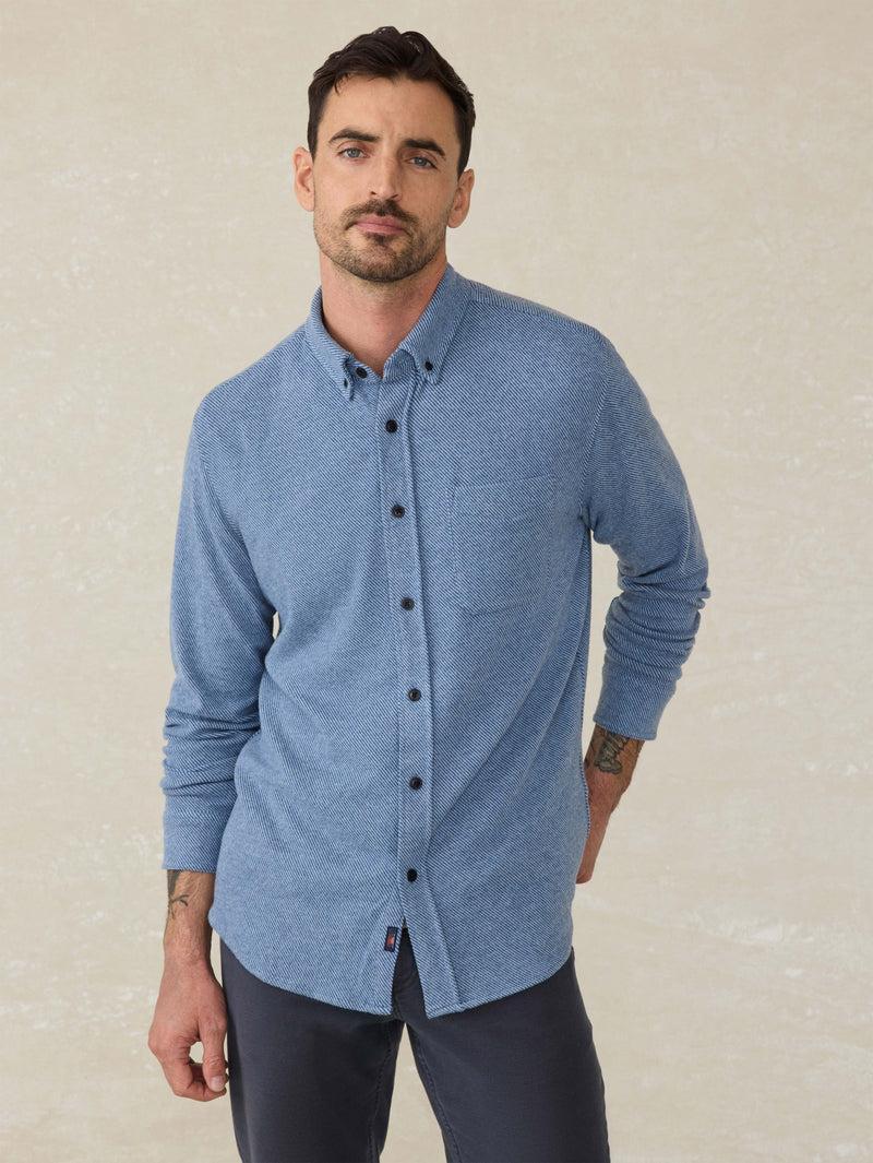 Legend™ Sweater Shirt (Single Pocket) - Glacier Blue Twill Product Image