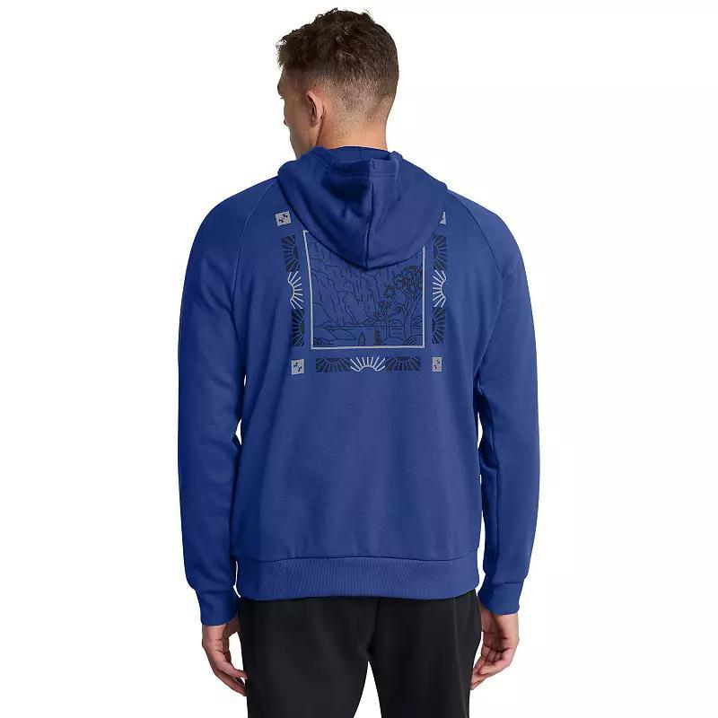 Men's Under Armour Rival Mountain Hoodie, Size: XXL, Brown Product Image