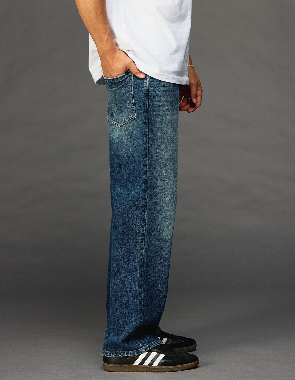 RSQ Mens Loose Fit Jeans - Dark Wash Product Image