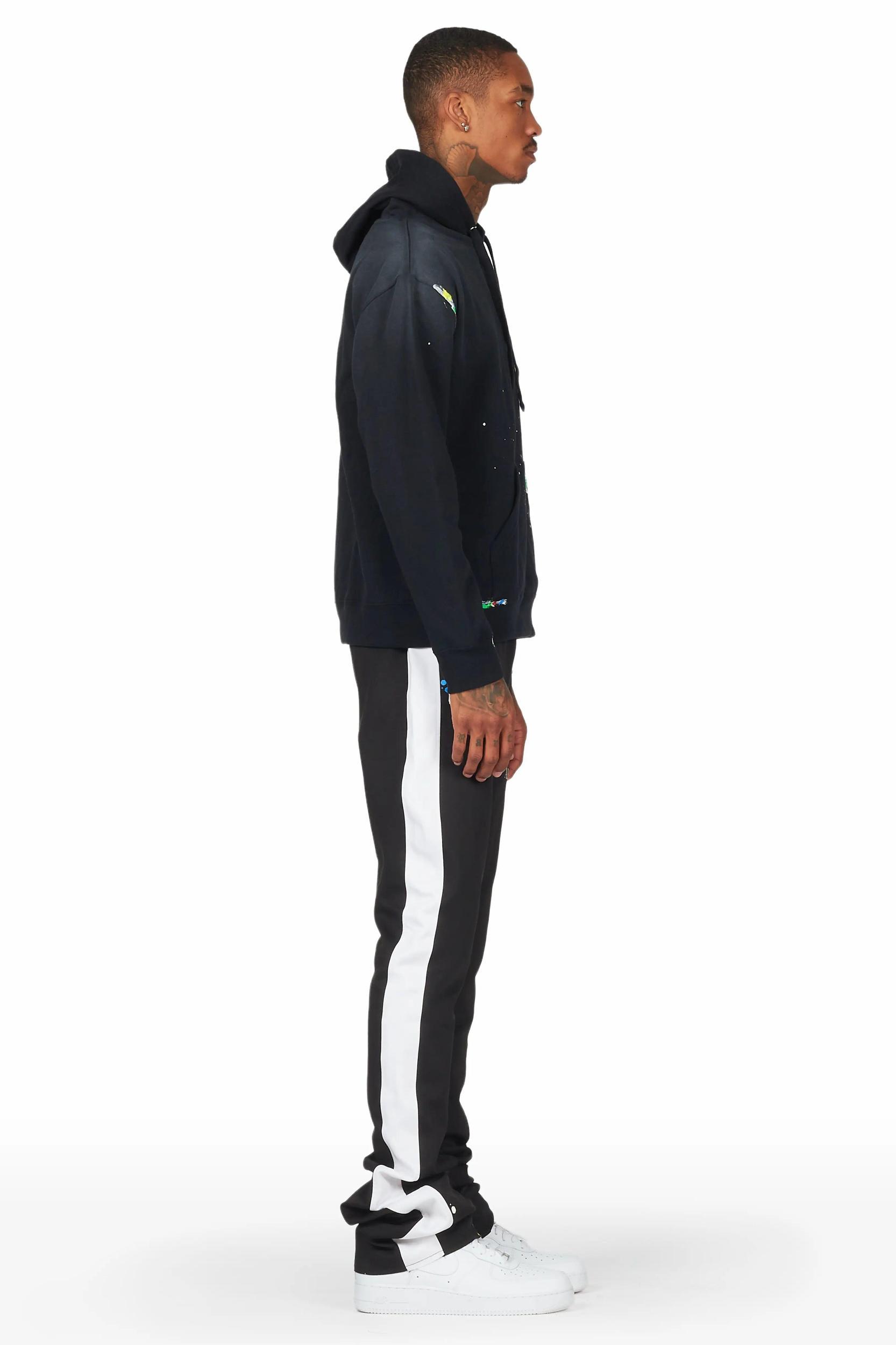 Mumford Black Super Stacked Pant Set Male Product Image