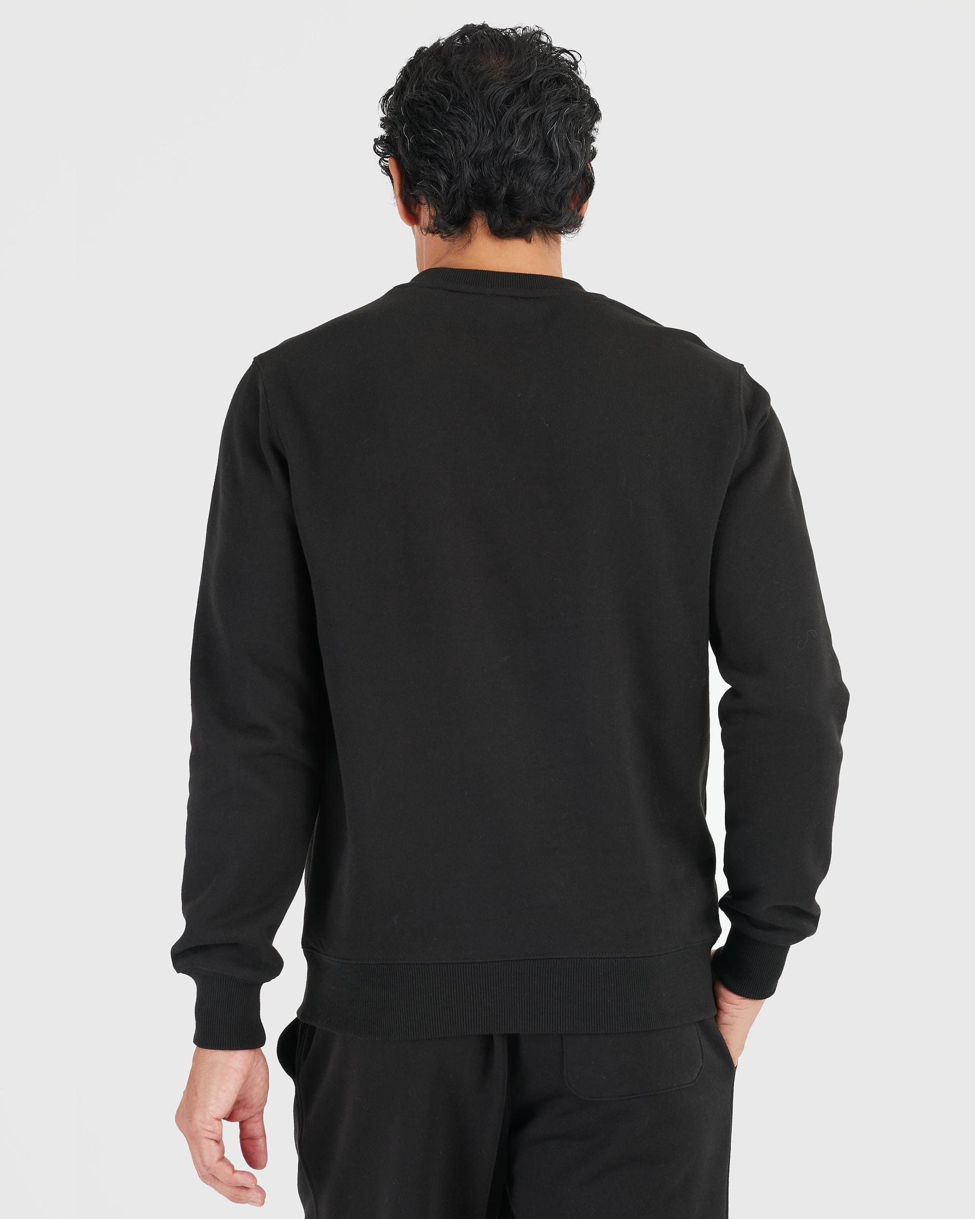 Black Fleece French Terry Pullover Crew Neck Product Image