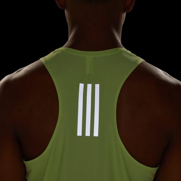 adidas Own The Run Tank Top White S Mens Product Image