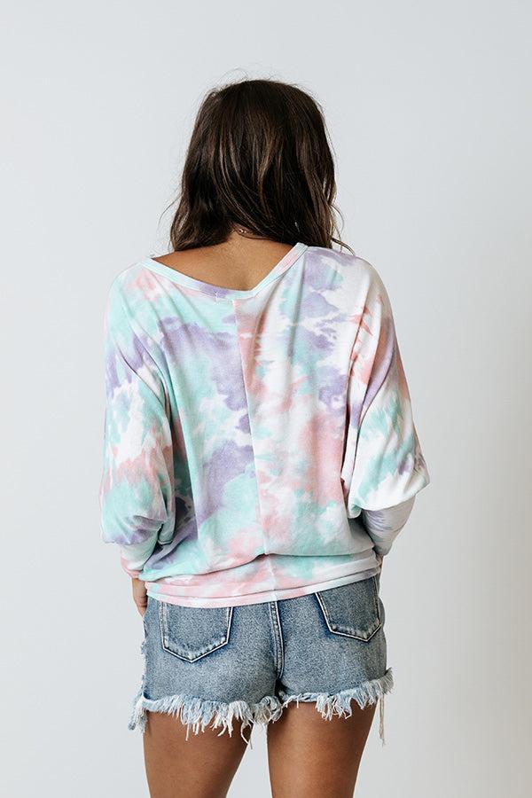 Friends By The Sea Tie Dye Top Product Image