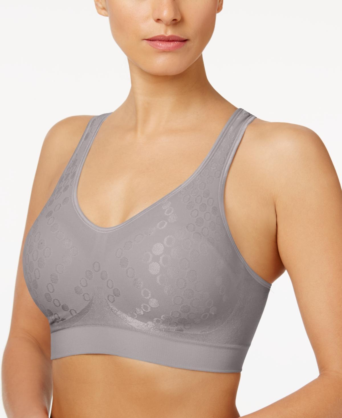 Bali Comfort Revolution Shaping Wireless Bra DF3488, Womens Blue Dot Product Image