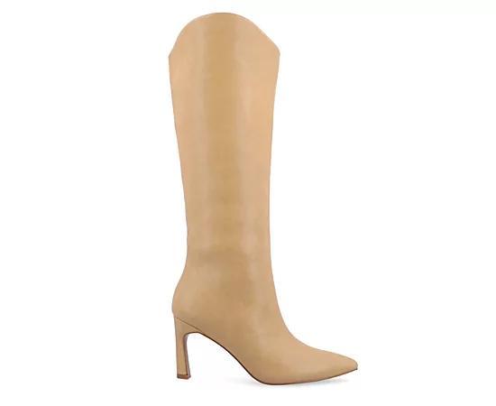 Journee Tru Comfort Foam™ Rehela Women's Knee-High Boots, Size: 11 W Wc, Ivory Product Image