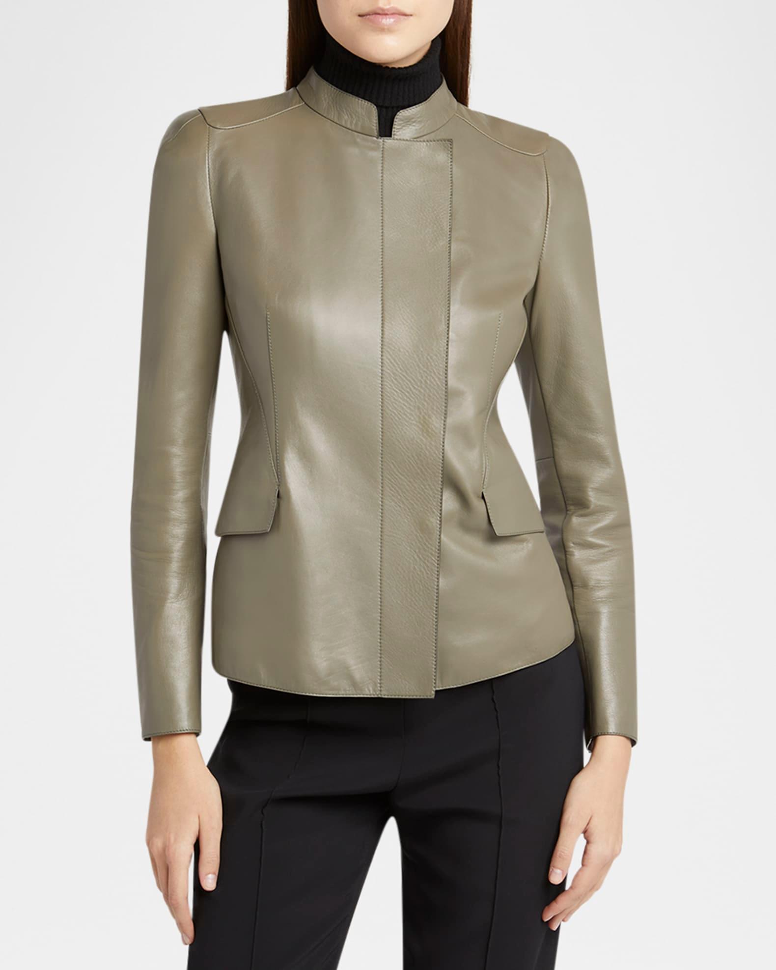 Fitted Nappa Leather Jacket Product Image