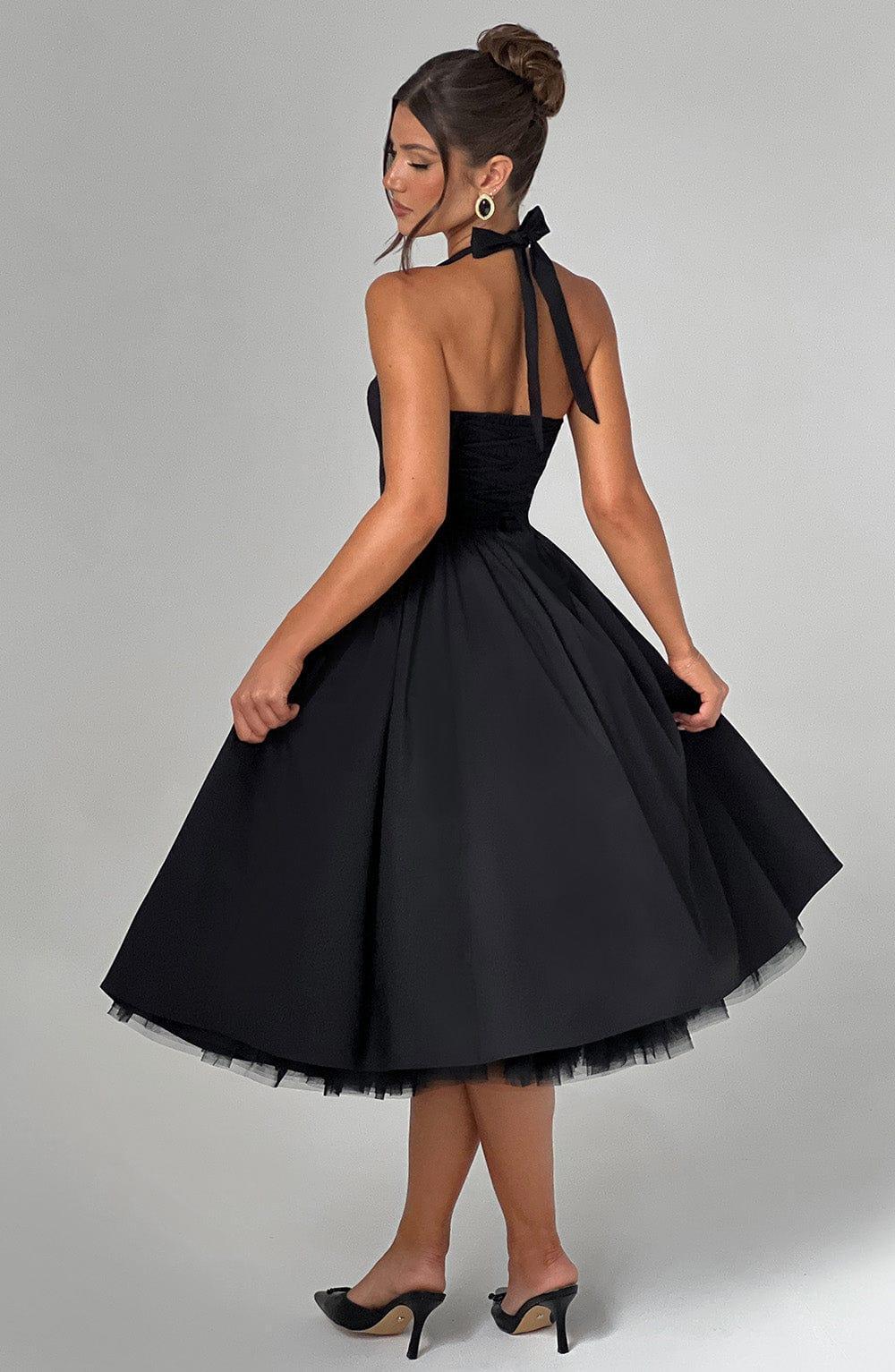 Cressida Midi Dress - Black Product Image