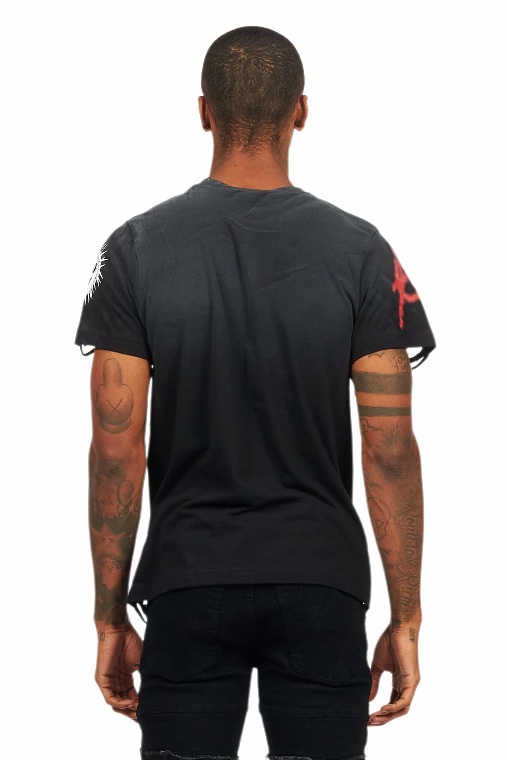 Amare Black Graphic T-Shirt Male Product Image