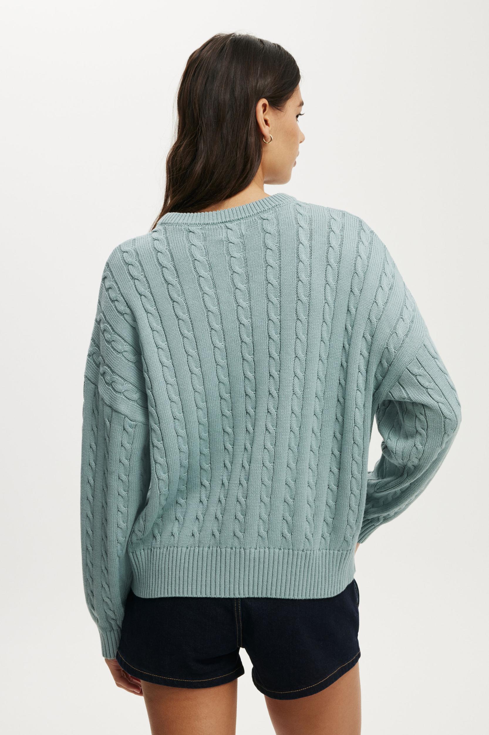 Cotton Crew Neck Pullover Product Image
