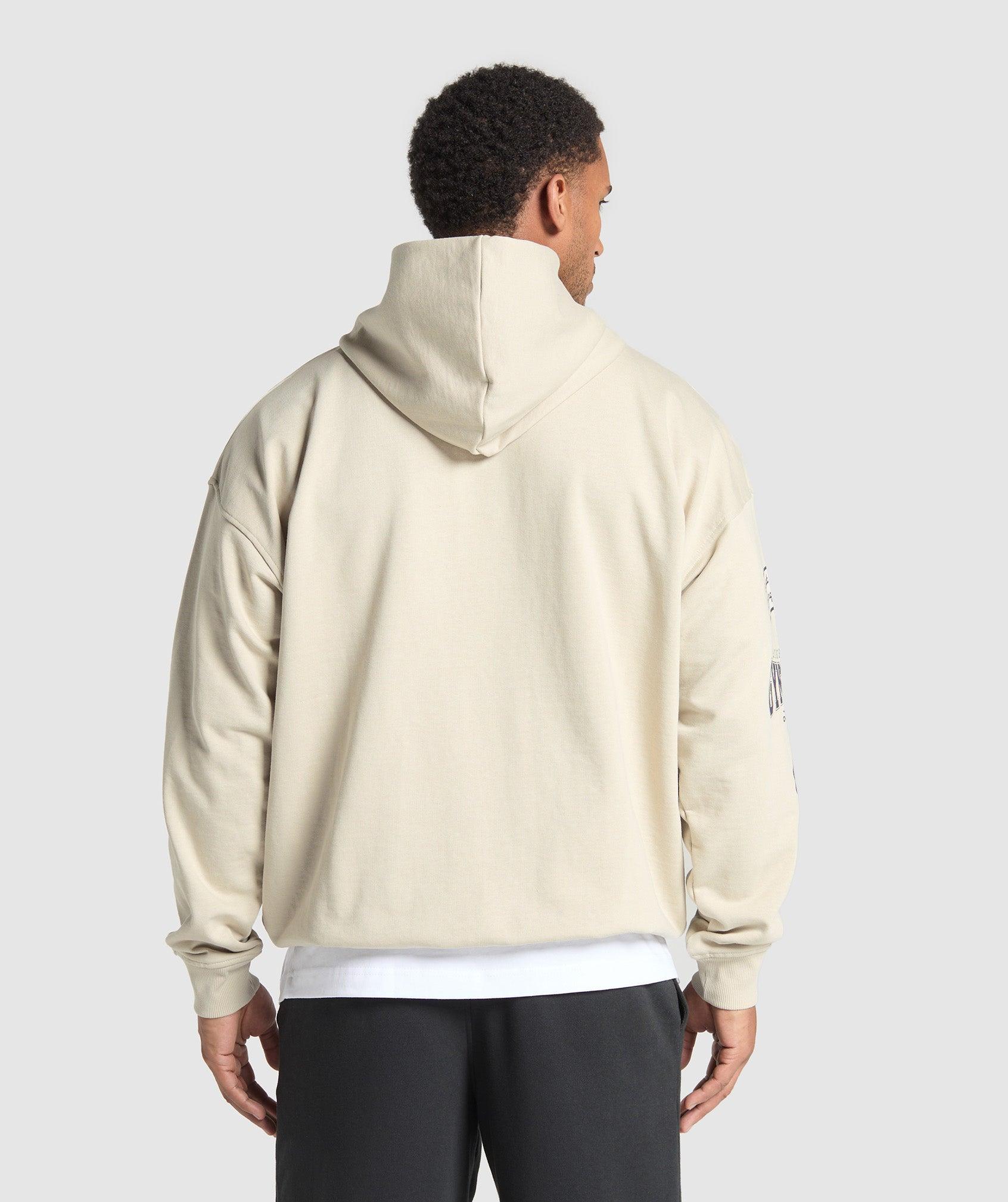 Gymshark Lifting Essentials Hoodie - Pebble Grey Male Product Image