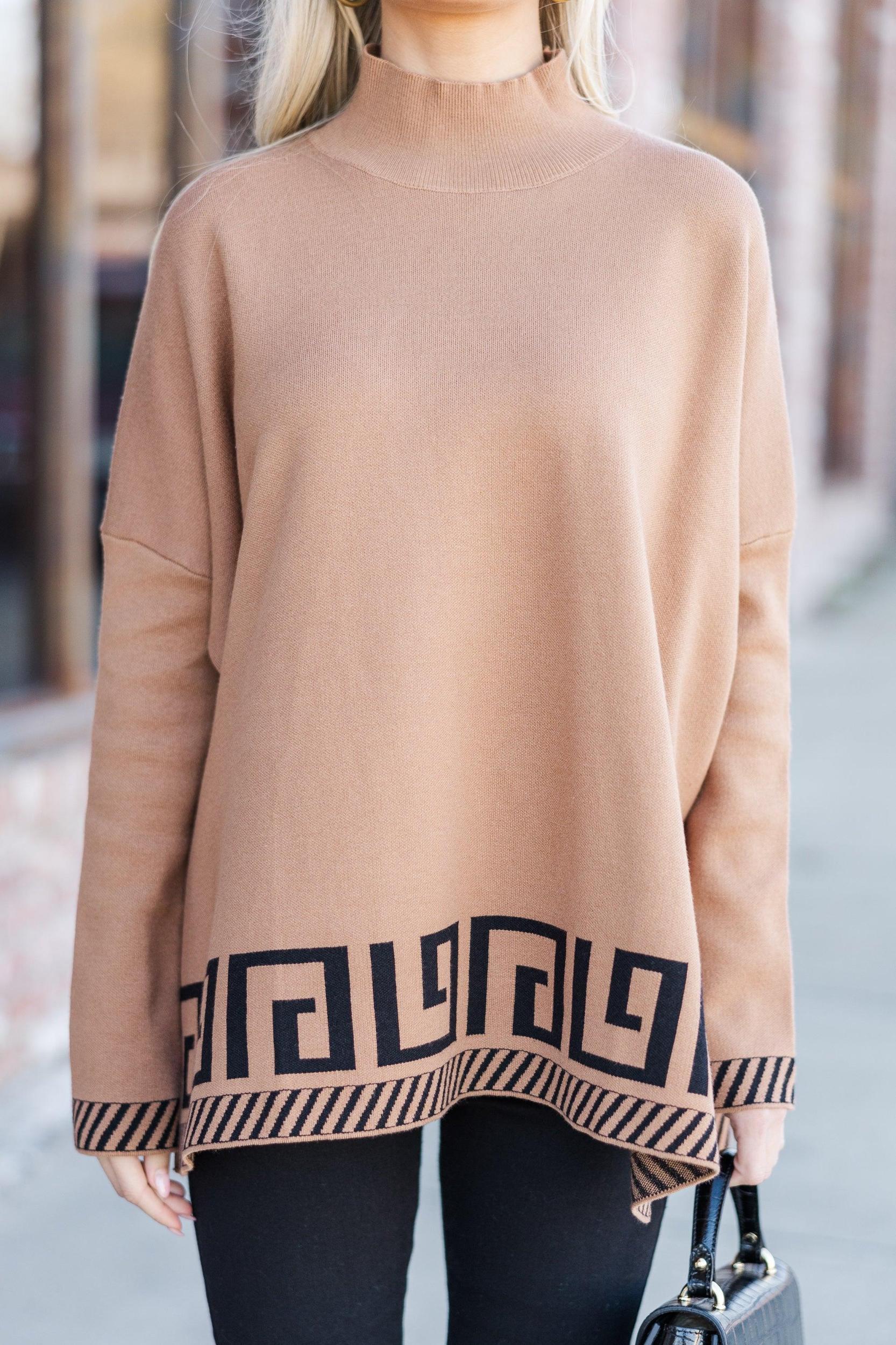New Chapters Camel Brown Tunic Female Product Image