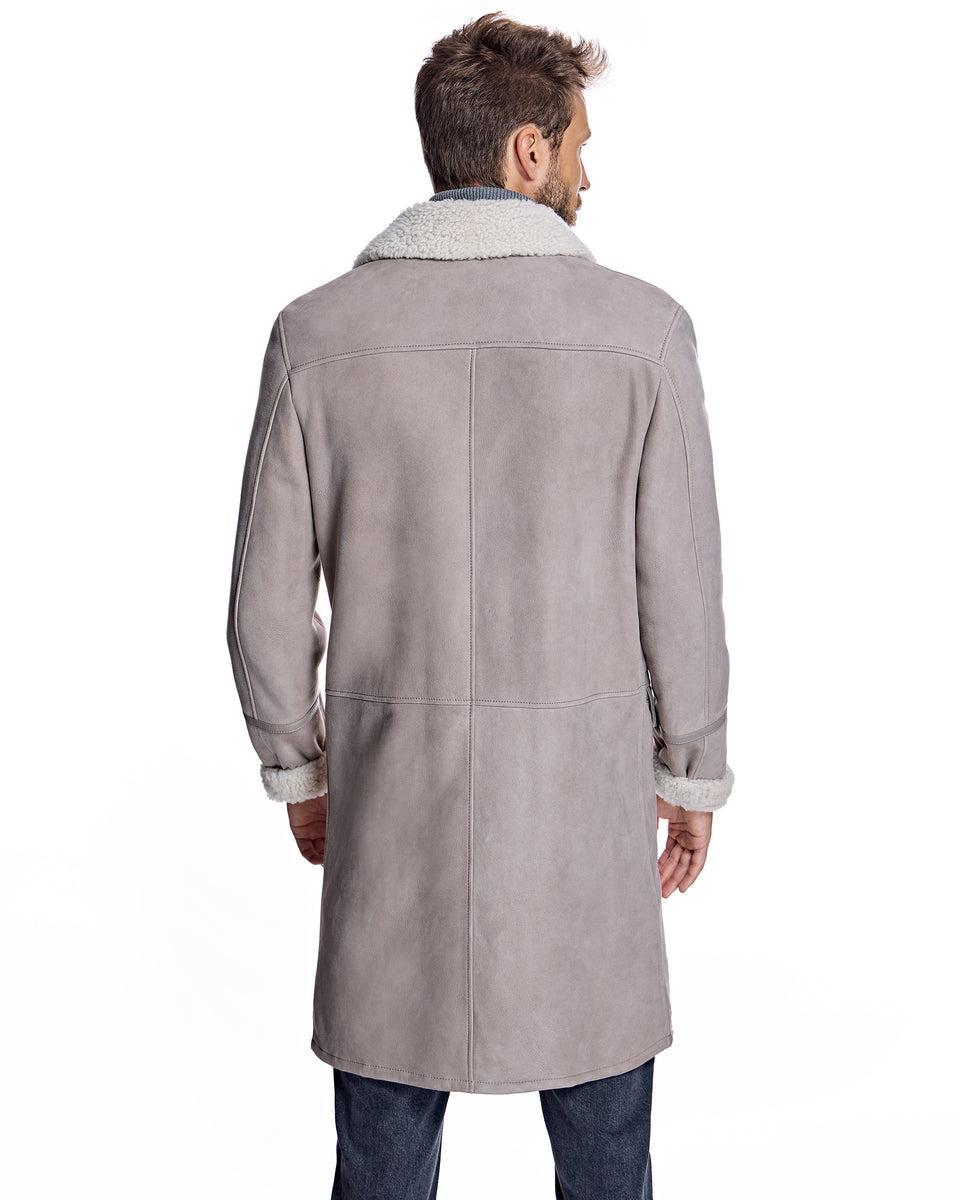 Men's Shearling Peacoat Product Image