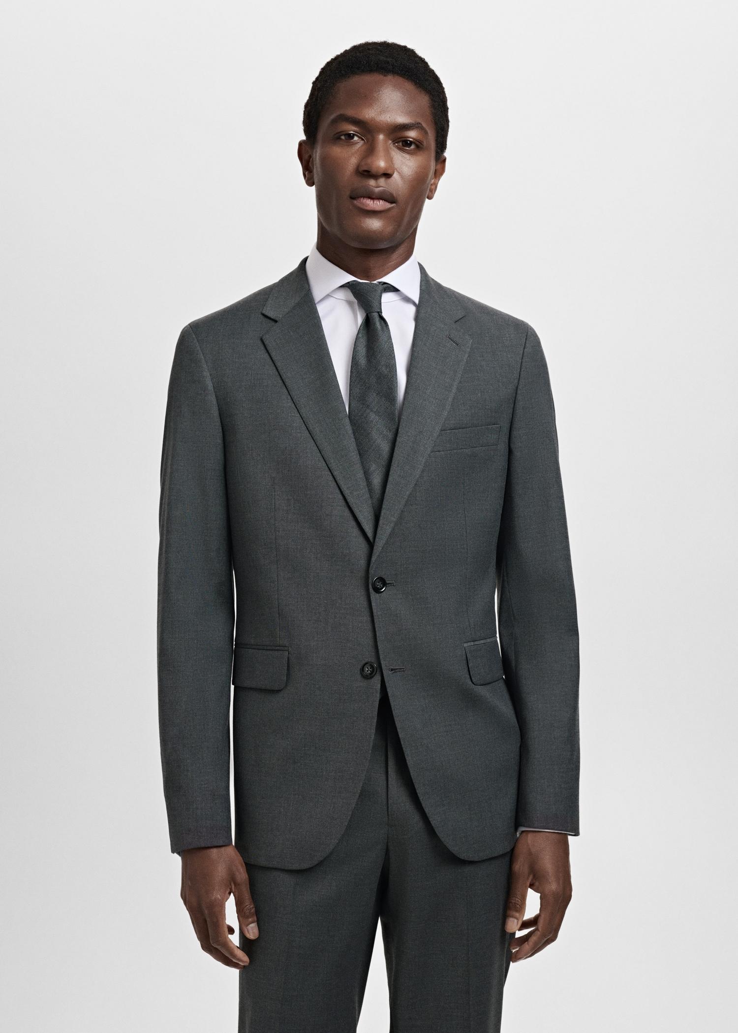 Milan slim-fit suit blazer - Men | MANGO USA Product Image