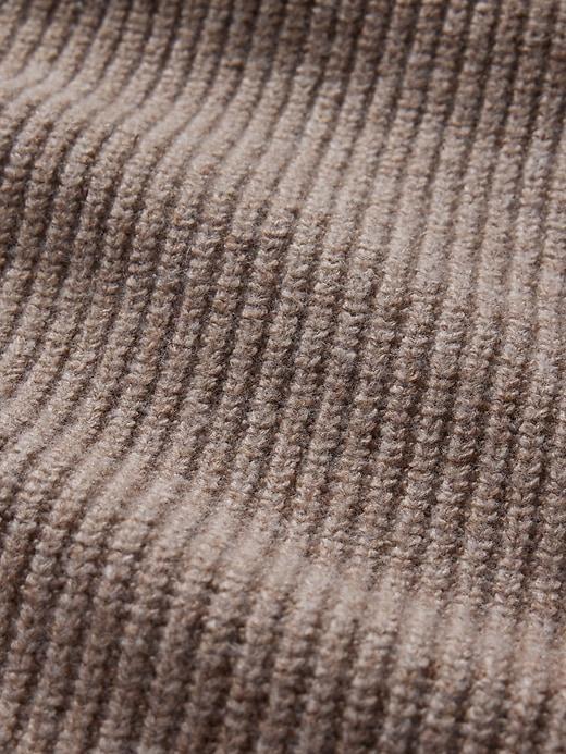 CashSoft Shaker-Stitch Crewneck Sweater Product Image