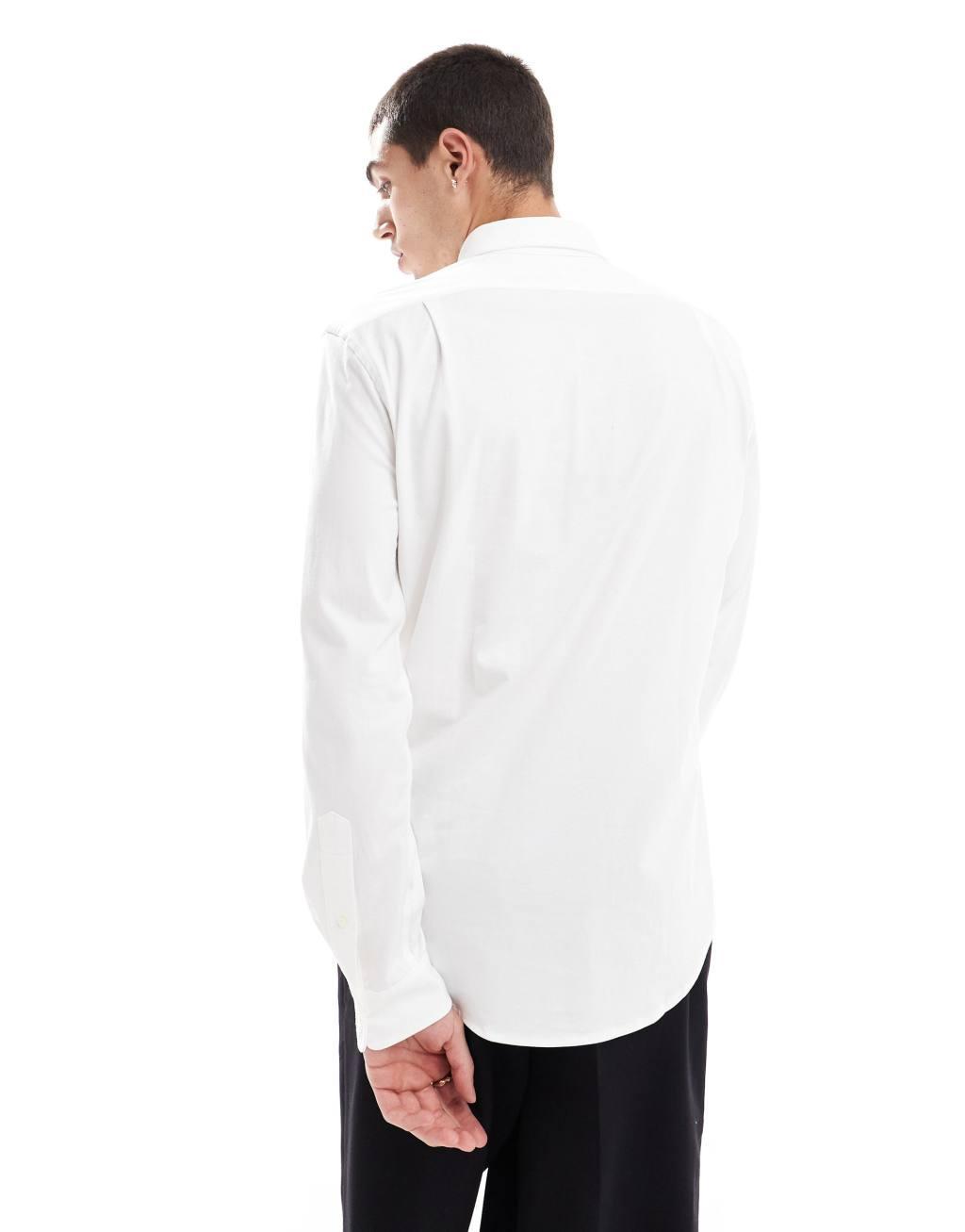 Mens Cotton Button-Front Shirt Product Image