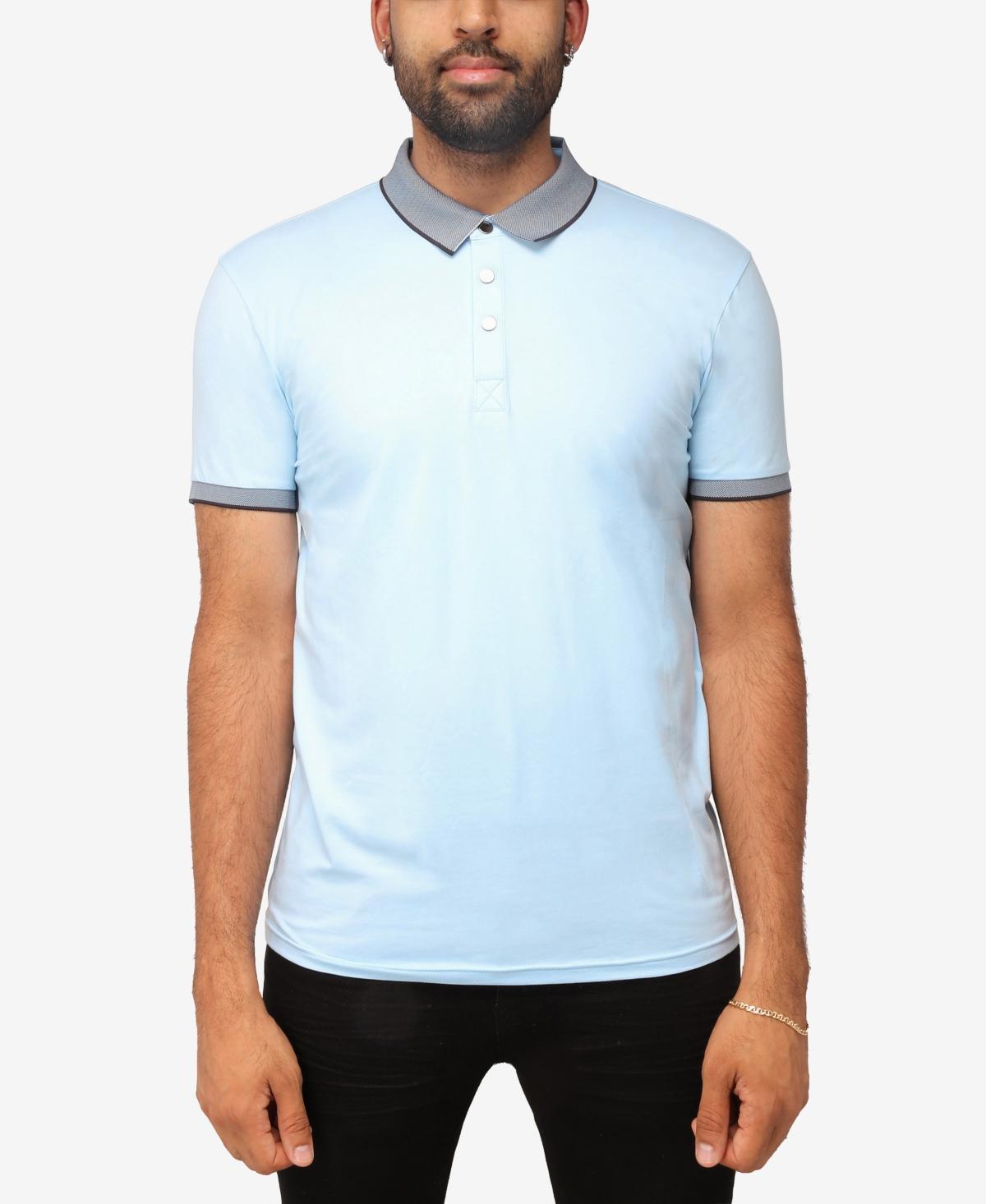Men's Xray Short Sleeve Snap-Placket Polo, Size: Medium, Heather Grey Product Image