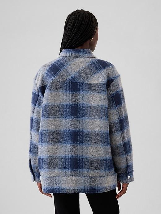 Wool Relaxed Shirt Jacket Product Image