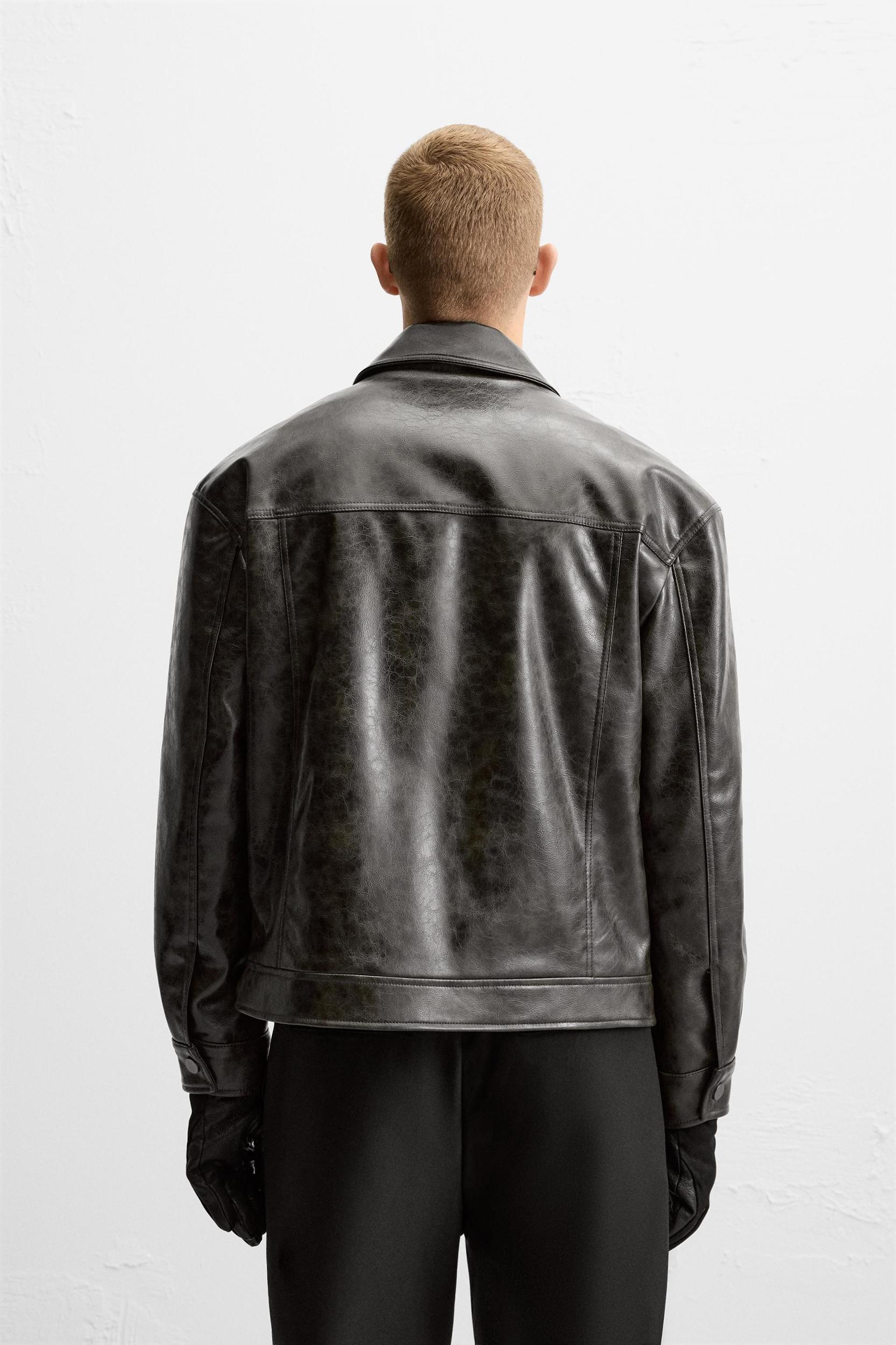 FAUX LEATHER JACKET Product Image