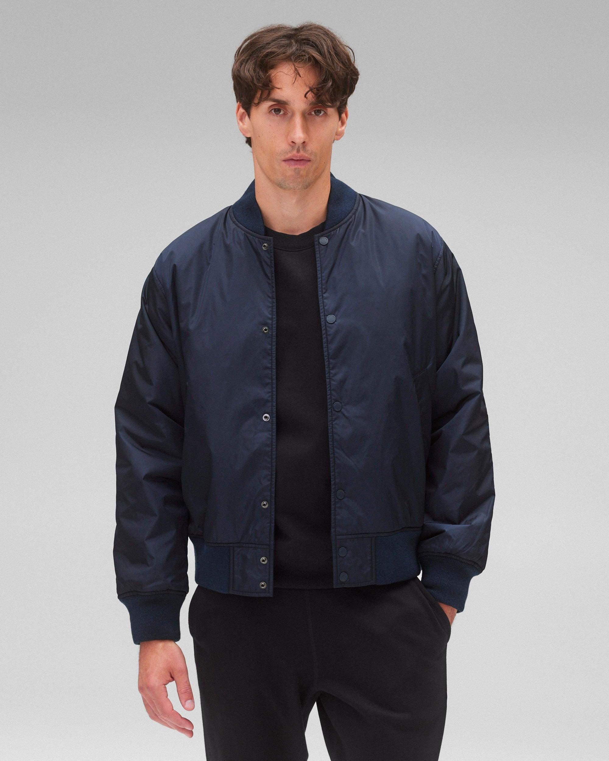 Econyl Satin Nylon Stadium Jacket Male Product Image