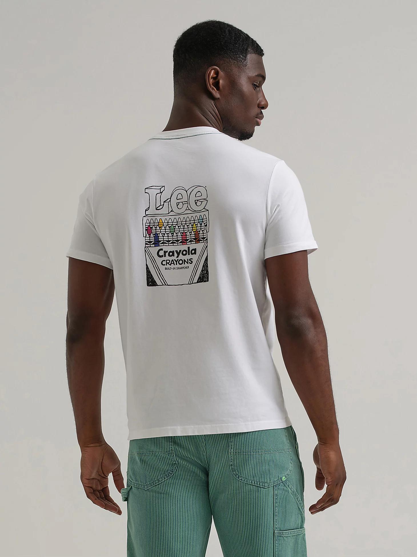 Lee® x Crayola® Limited Edition Colors Crayon Box Graphic Tee | Men's Tops & Tees | Lee® Product Image