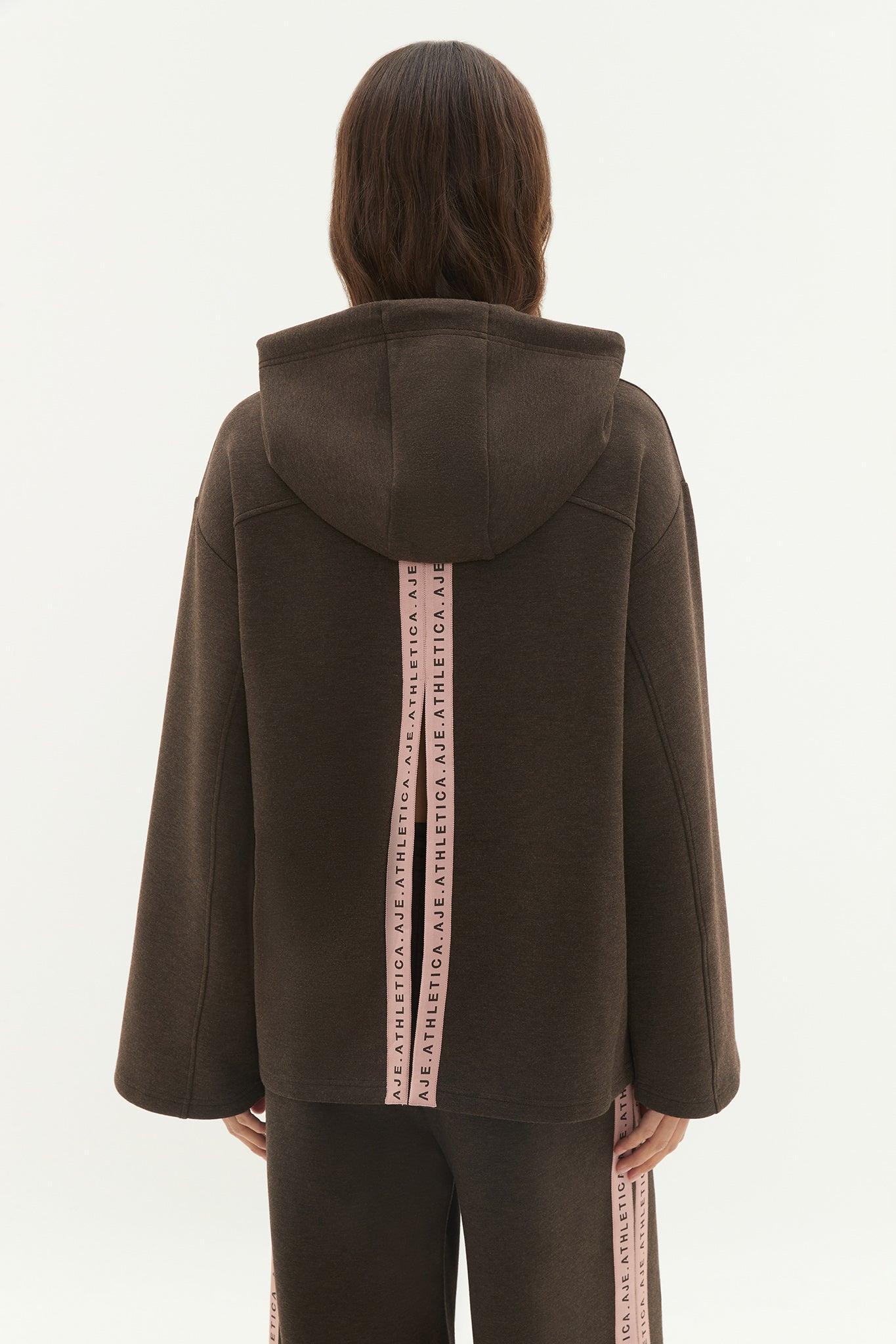Split Back Logotape Hoodie 432 Product Image