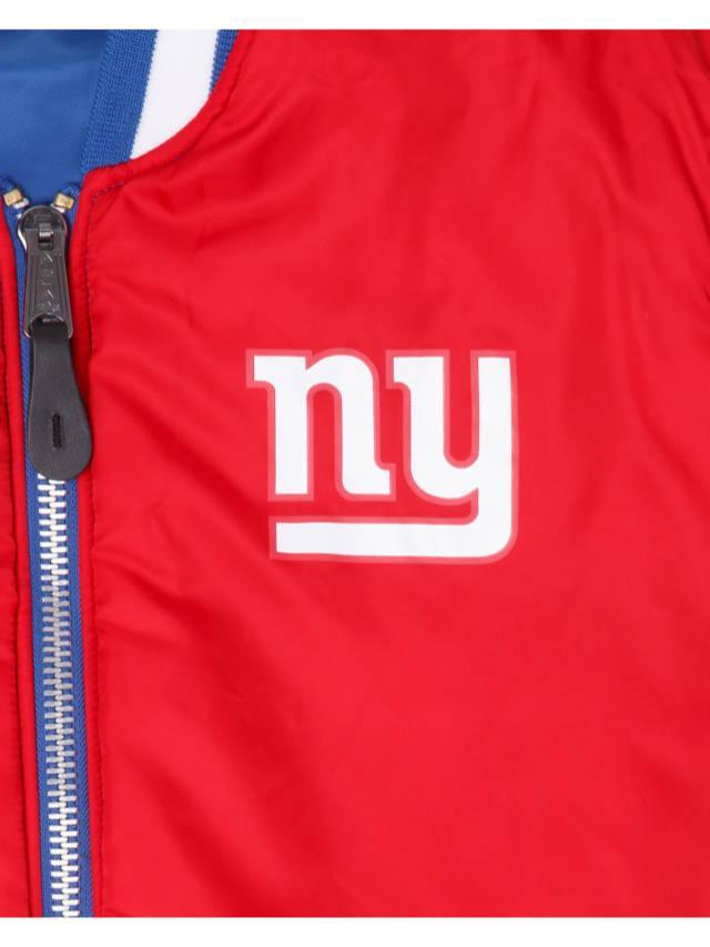 NEW YORK GIANTS X ALPHA X NEW ERA REVERSIBLE MA-1 BOMBER JACKET Product Image