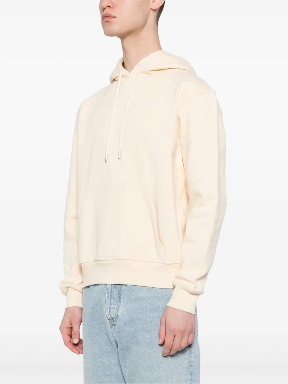 logo-embroidered cotton hoodie Product Image