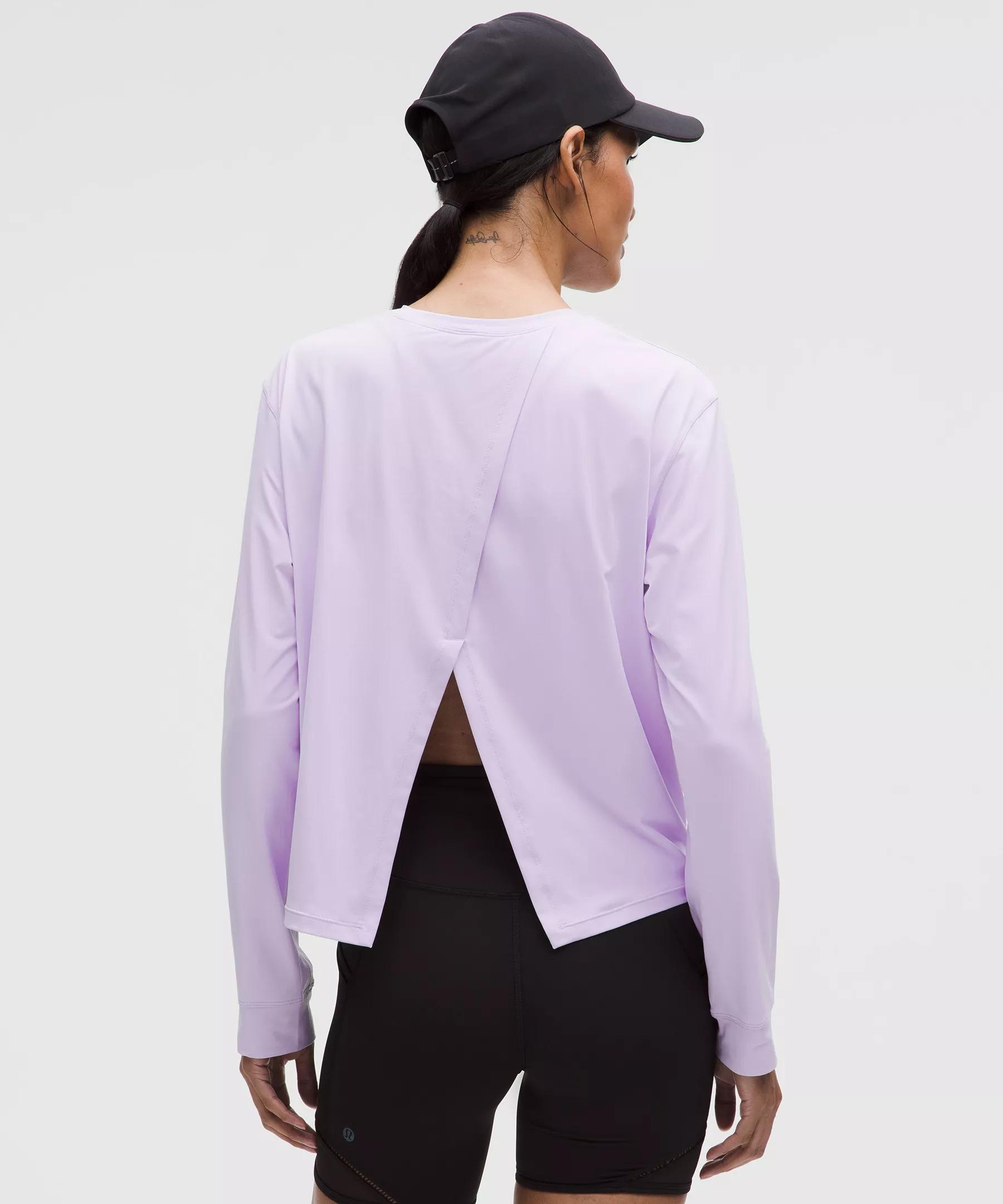 Pace Crush Cross-Back UV-Protective Graphic Long-Sleeve Shirt Product Image