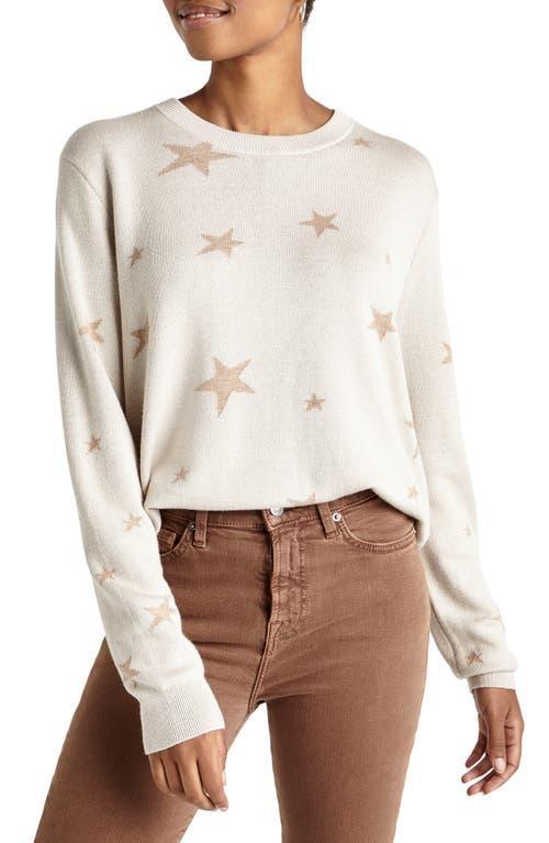 Splendid Natalie Star Sweater Sand) Women's Sweater Product Image