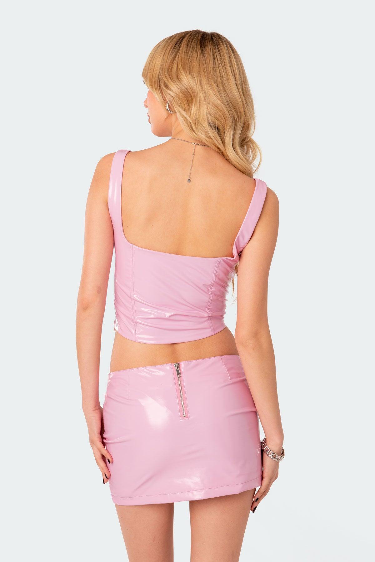 Amiyah Vinyl Corset Product Image