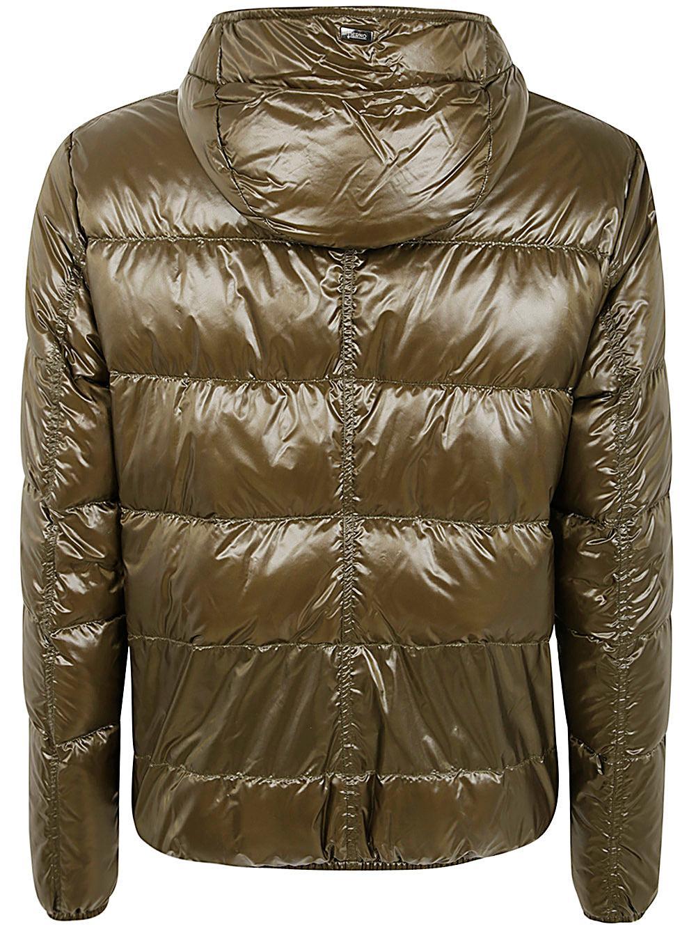 HERNO Man Padded Jacket Clothing In Green Product Image