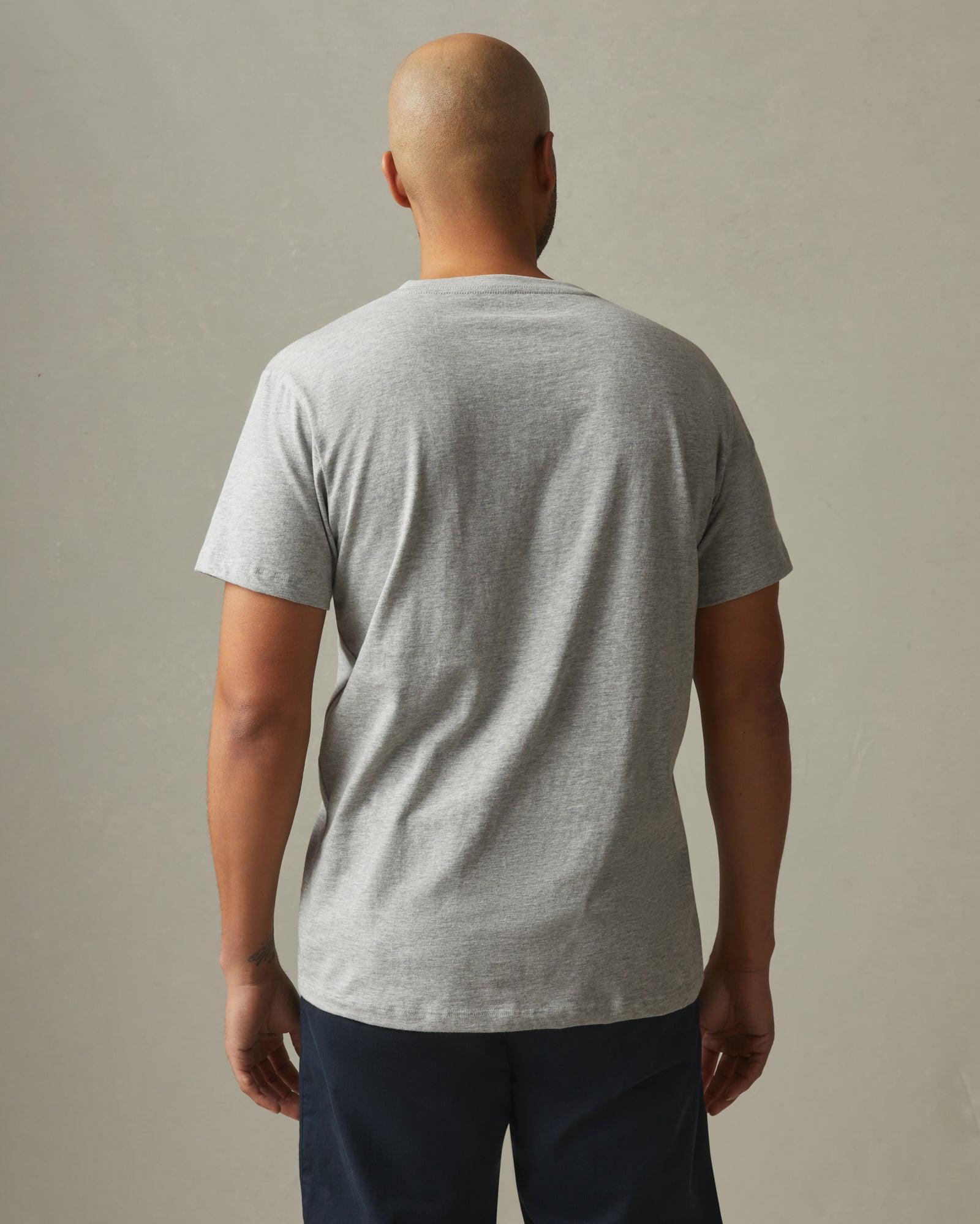 Men's Classic Cotton V-Neck Tee - Athletic Heather Male Product Image