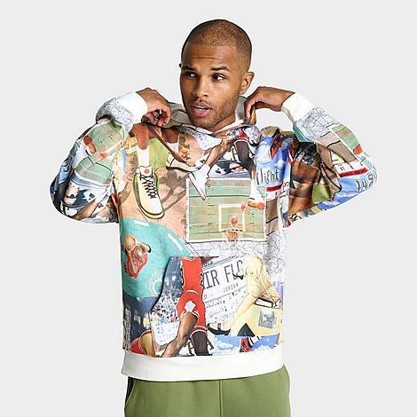 Jordan Mens Jordan Brooklyn AOP Fleece Pullover - Mens Product Image