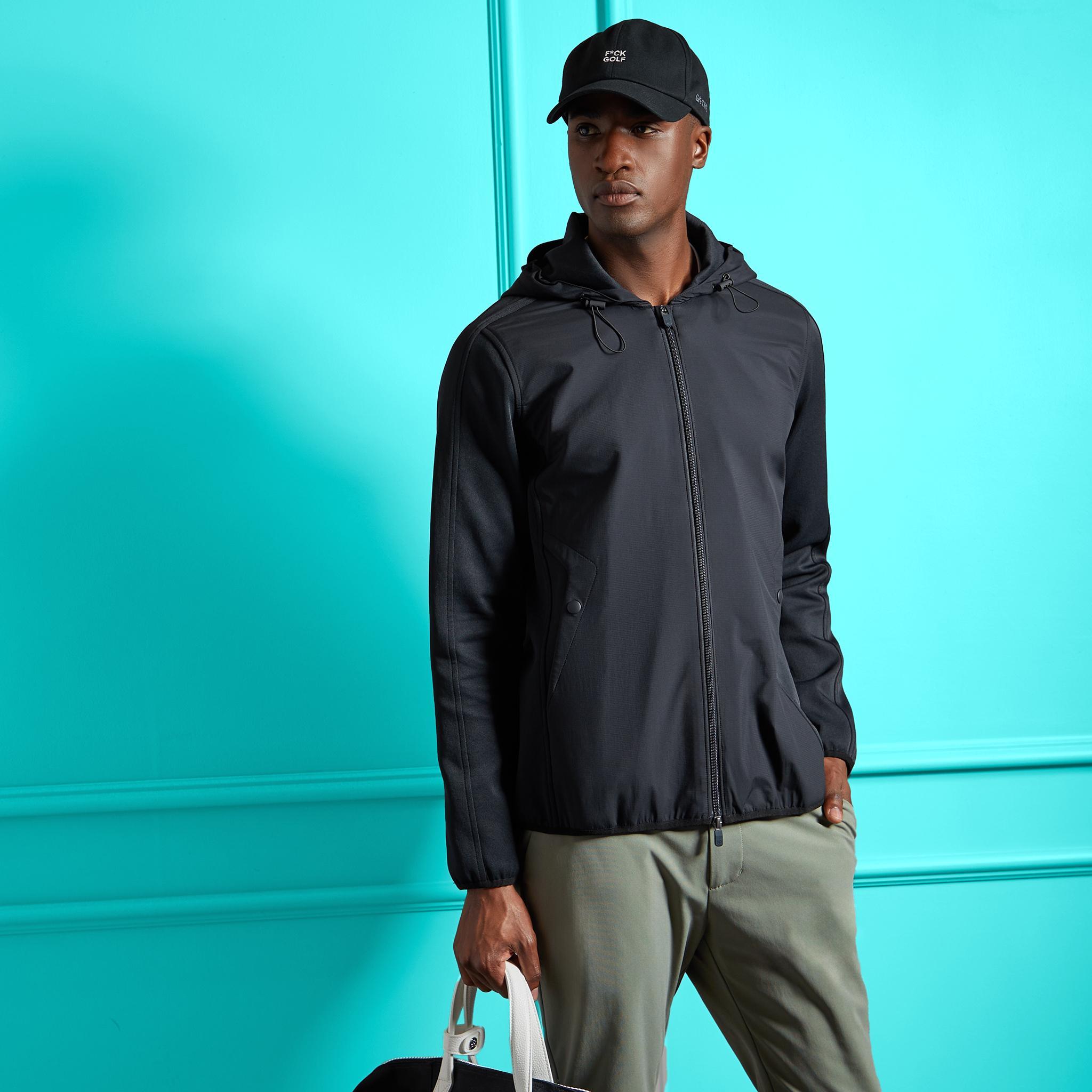 WIND CONTROL DOUBLE KNIT PIQUÉ HOODED JACKET Product Image