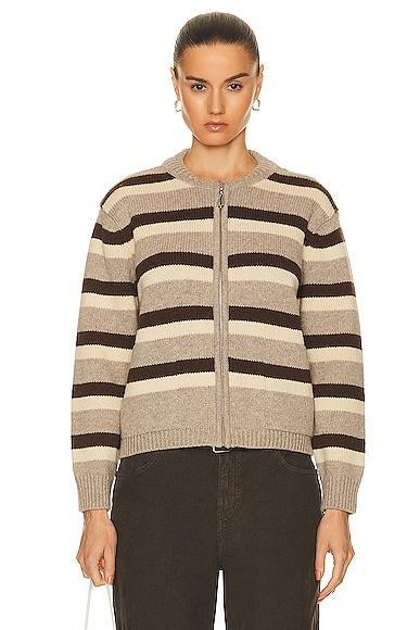 BODE Brewster Cardigan in Brown Product Image