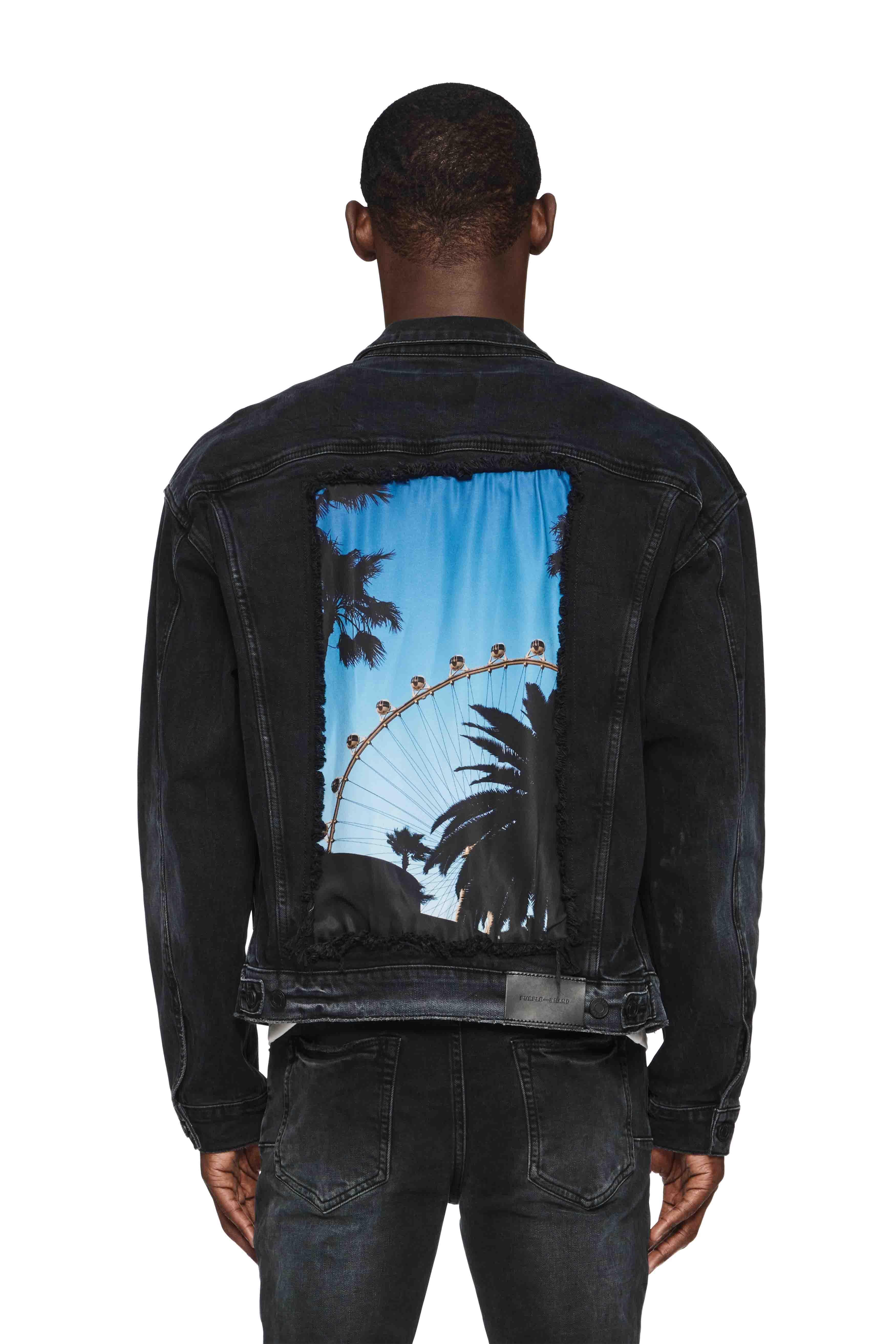 Purple X Blue Sky Jacket Male Product Image