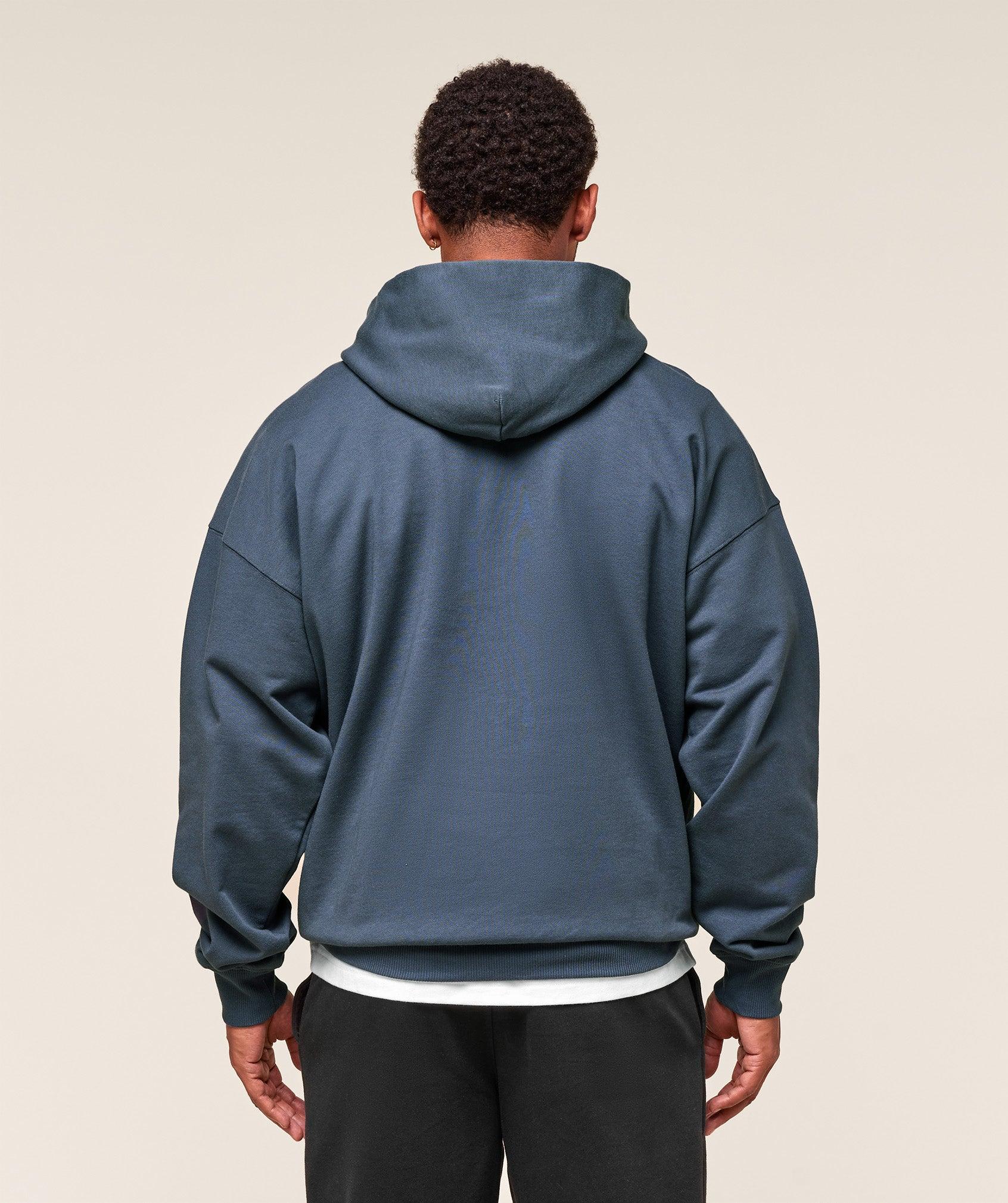 Gymshark Prayer Hands Hoodie - Titanium Blue Male Product Image