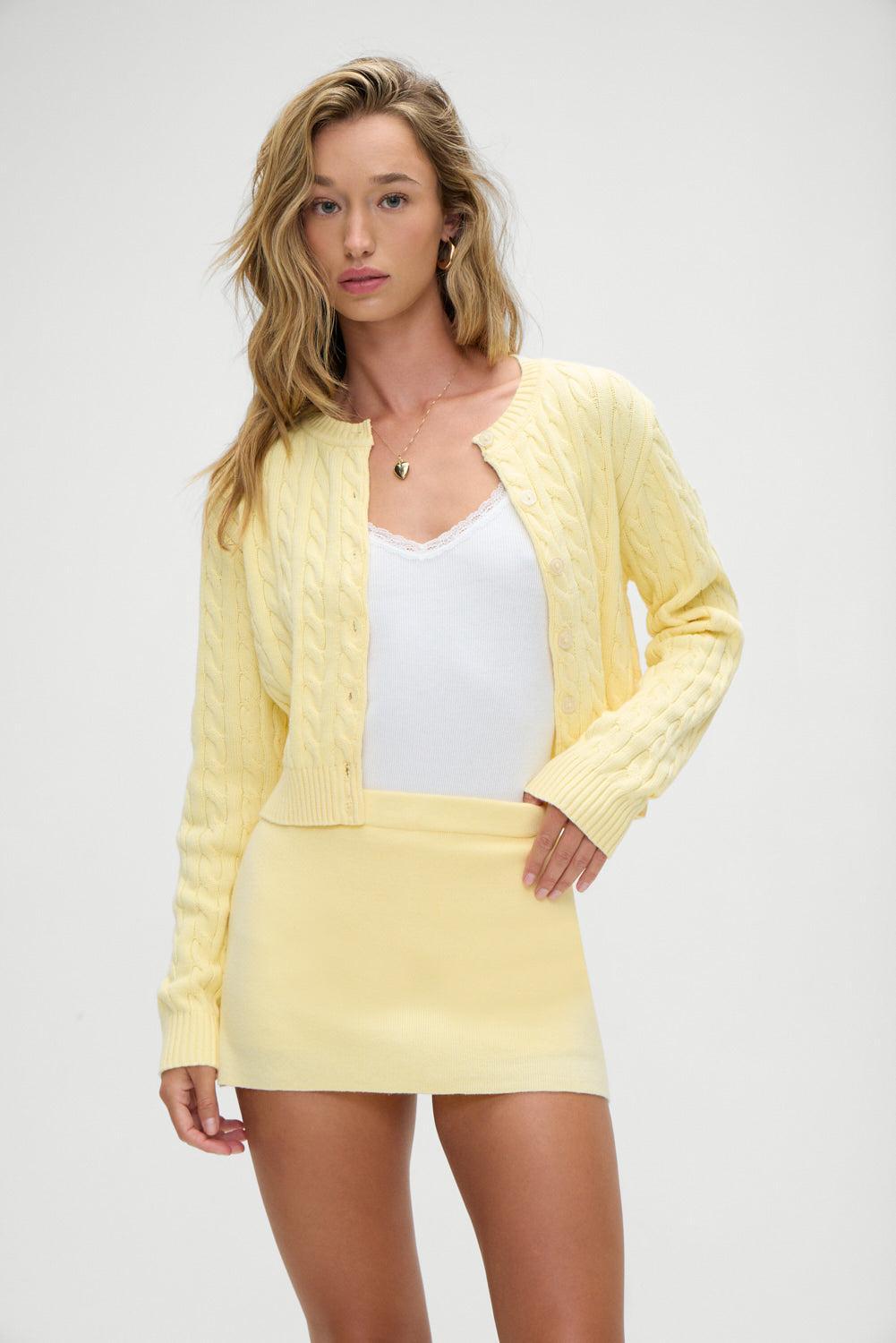Tucker Knit Sweater - Vanilla Sugar Product Image