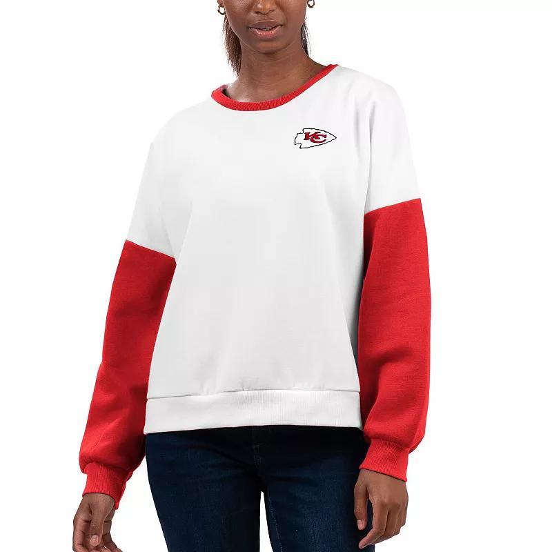 Women's G-III 4Her by Carl Banks White Las Vegas Raiders A-Game Pullover Sweatshirt, Size: XL, Lvr White Product Image