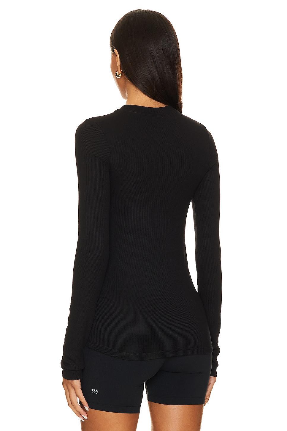 Louise Rib Long Sleeve Top Splits59 Product Image