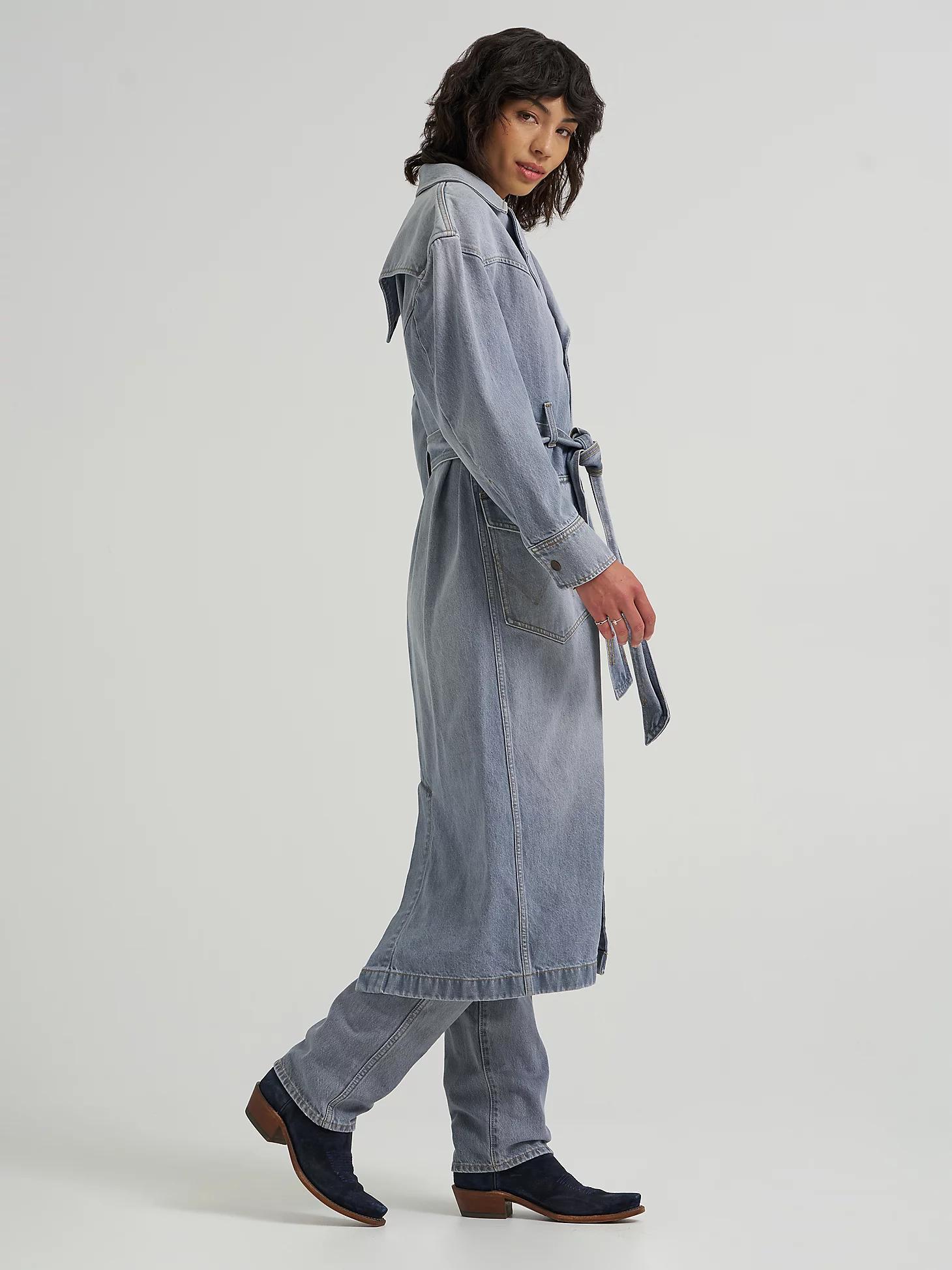 Women's Denim Trench | Women's JACKETS & OUTERWEAR | Wrangler® Product Image