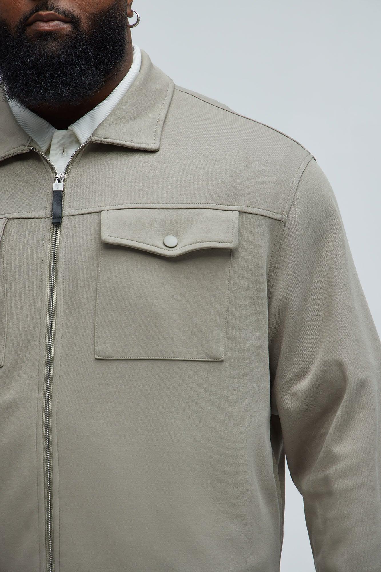 Ryan Interlock Work Jacket - Green Product Image